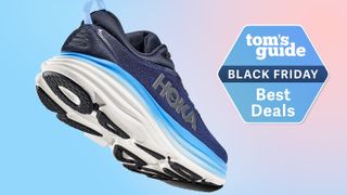 Hoka Bondi 8 in blue