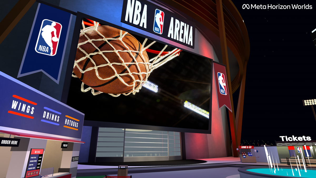 NBA, Meta Bringing Games To Virtual Reality Arena Next TV