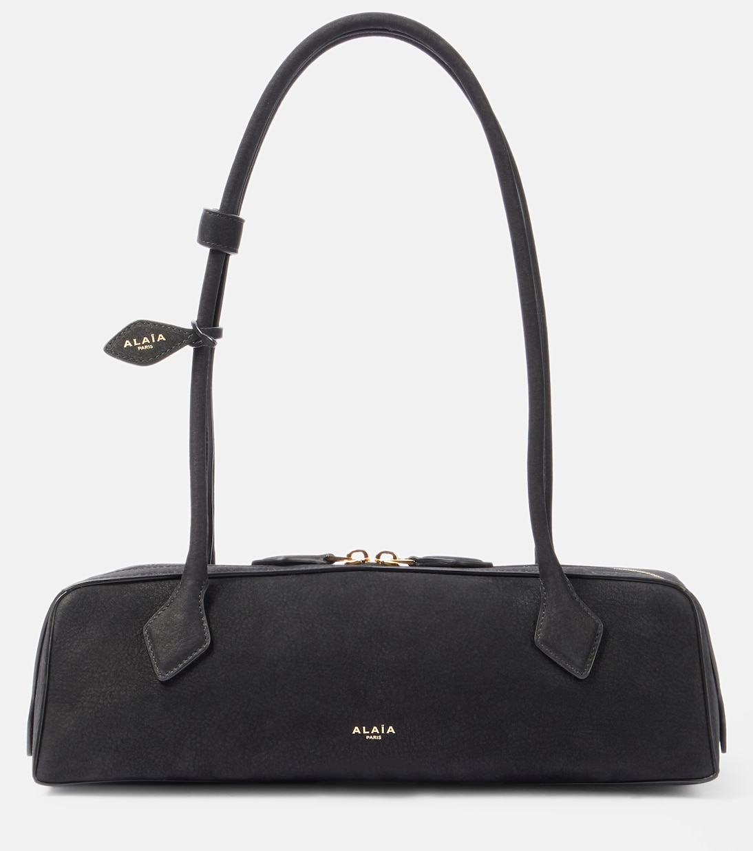 Le Teckel Medium Suede Shoulder Bag