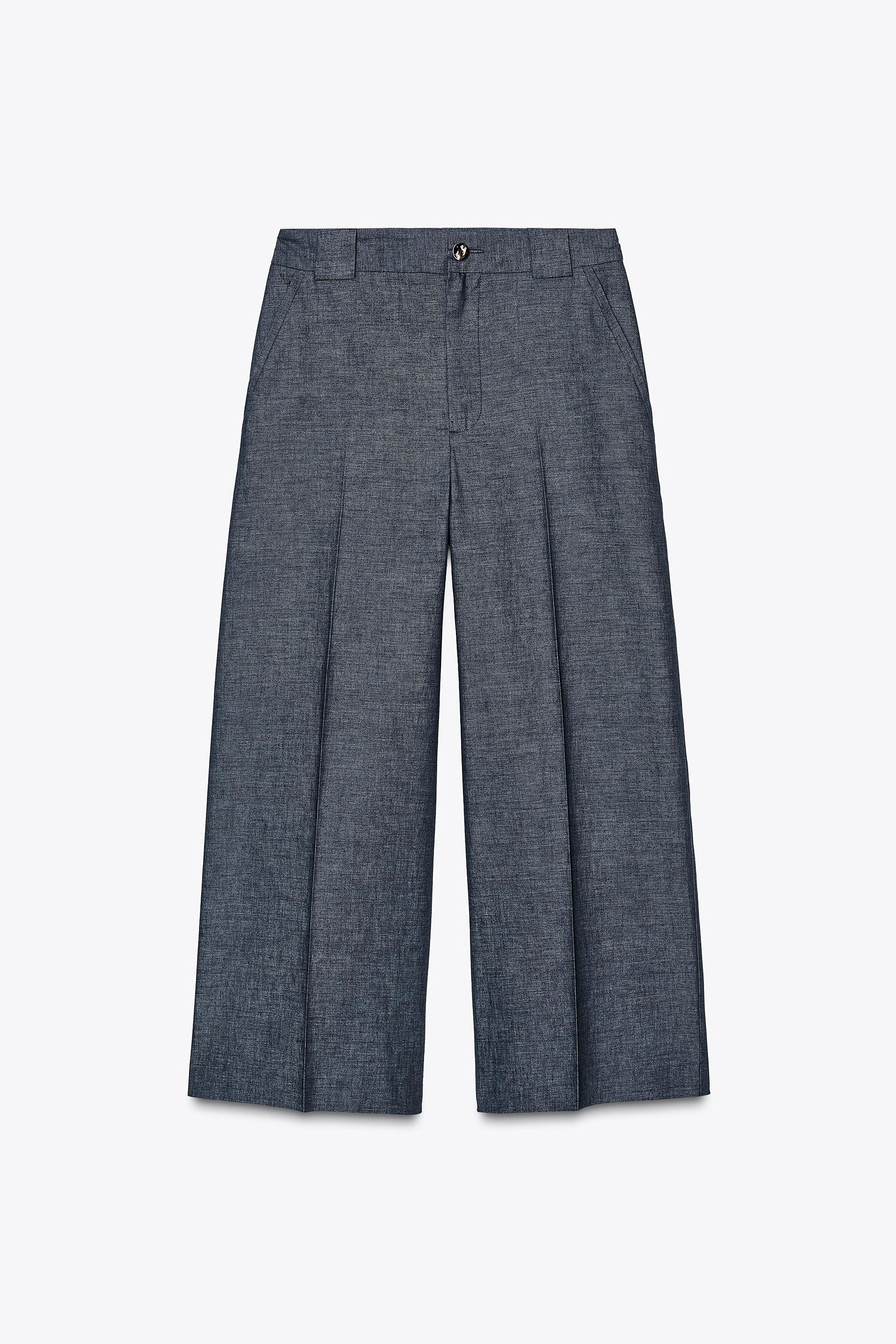 Linen Blend Culottes