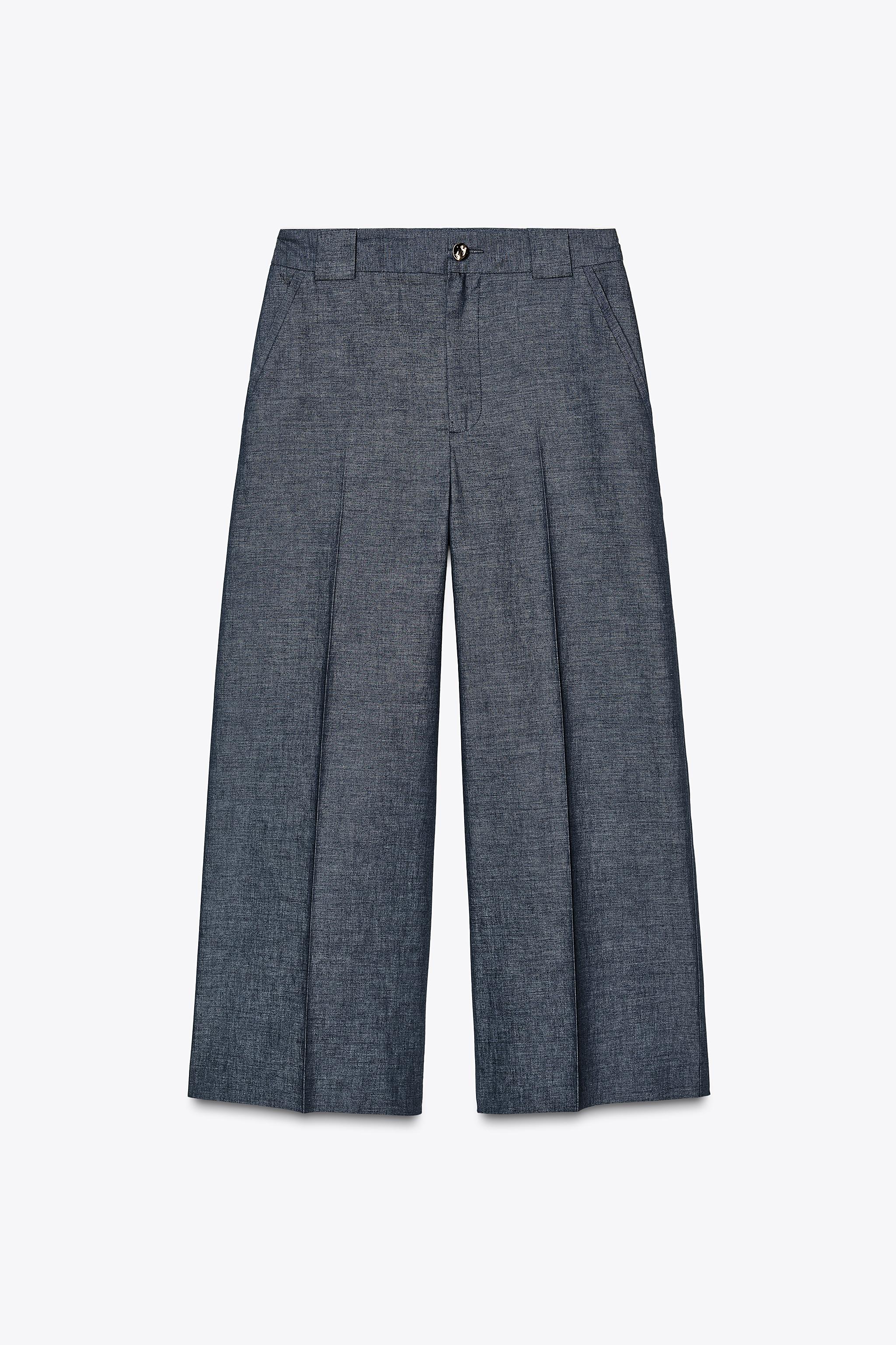 Linen Blend Culottes