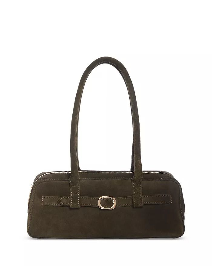 AQUA, East West Suede Belted Bag - Exclusive