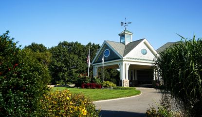 The clubhouse at TPC Boston
