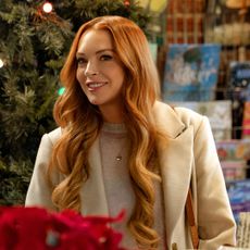 lindsay lohan in the netflix christmas movie our little secret