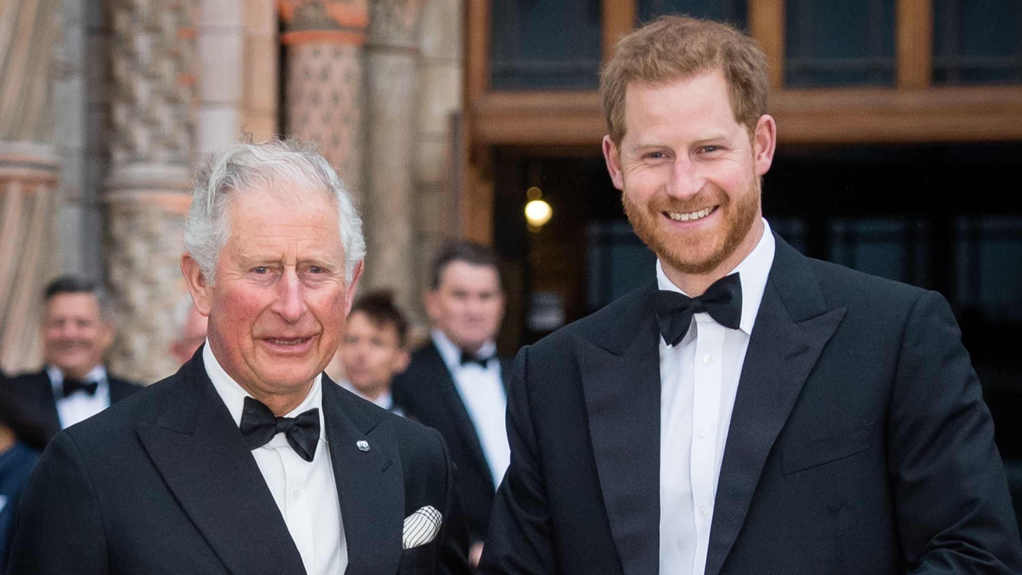 Prince Charles and Prince Harry attend the global premiere of &#039;Our Planet&#039;