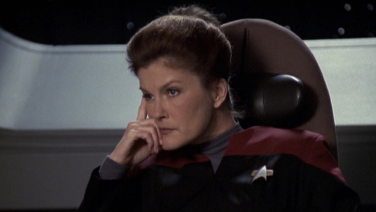 Janeway in Star Trek: Voyager on Paramount+