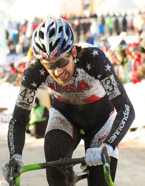Jamey Driscoll (USA) riding to a top twenty finish