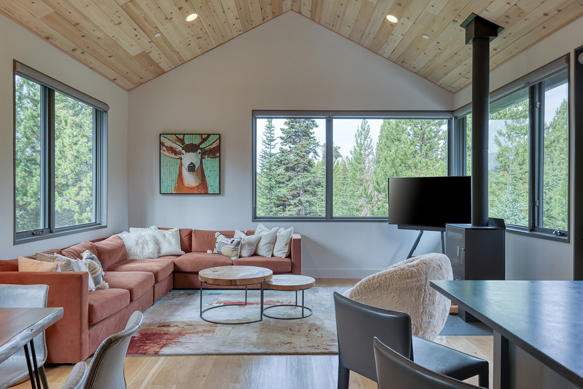 Montana cabin interior