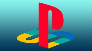 The PlayStation logo on a gradient background