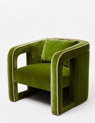 Frank Velvet Armchairs | Oliver Bonas