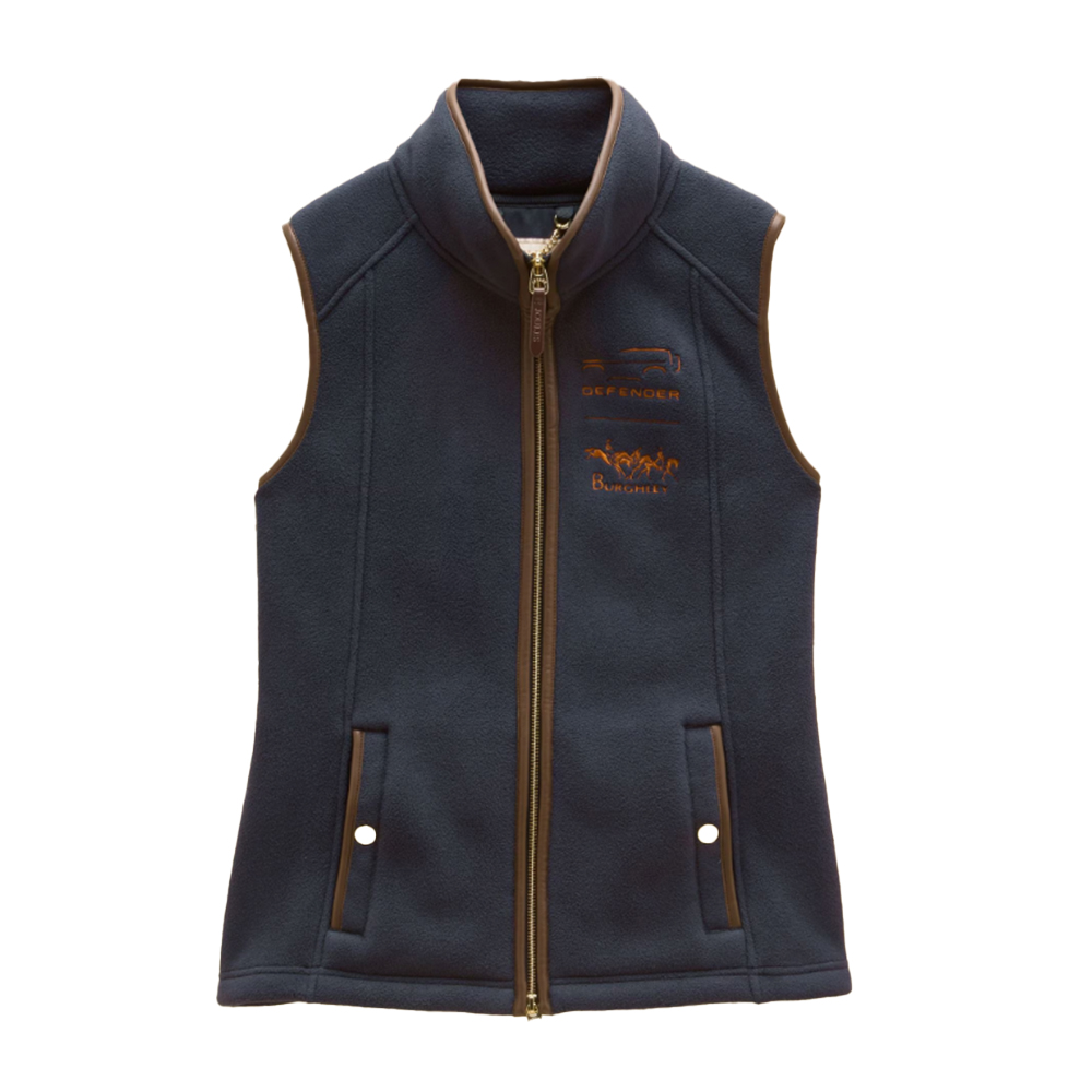 Joules Official Burghley Navy Heritage Fleece Gilet