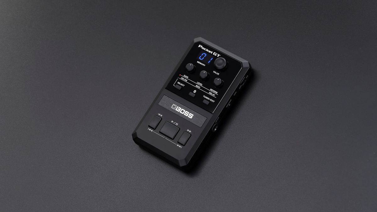 Boss’s Pocket GT packs an amp modeler, multieffects processor and