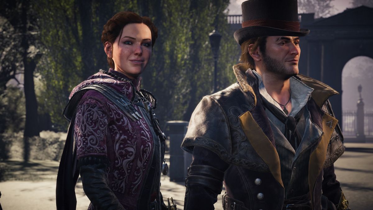 Assassin&#039;s Creed Syndicate screenshot of Evie and Jacob Fyre