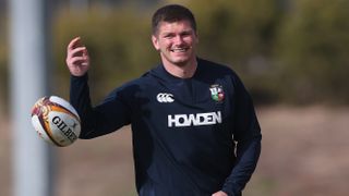 Owen Farrell in training for British & Irish Lions.