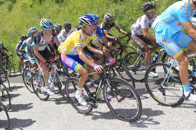 Stage 1 winner and Tour of Poland leader Diego Ulissi (Lampre-Merida) suffered from cramps and surrendered the yellow jersey