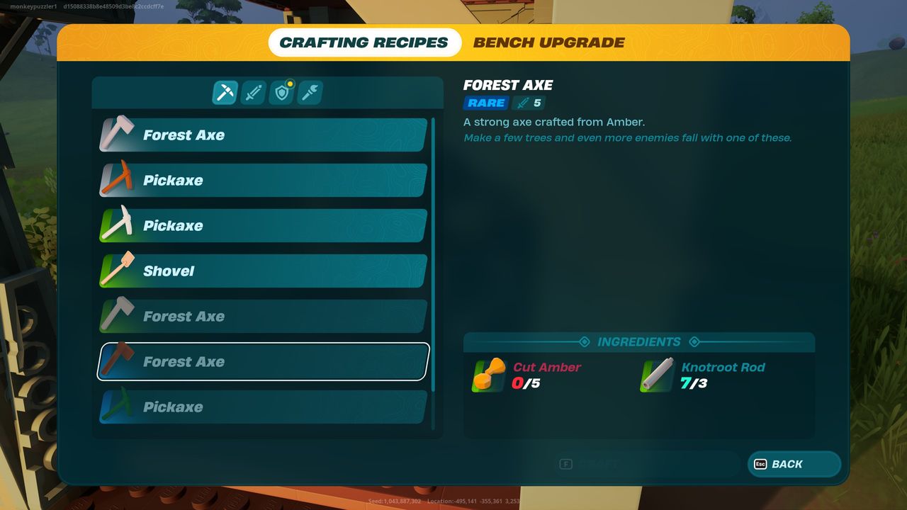 Lego Fortnite Flexwood - Rare Axe