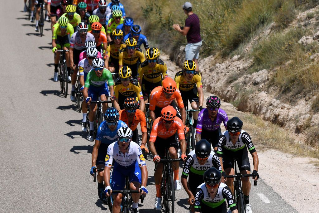 The Vuelta a Burgos peloton