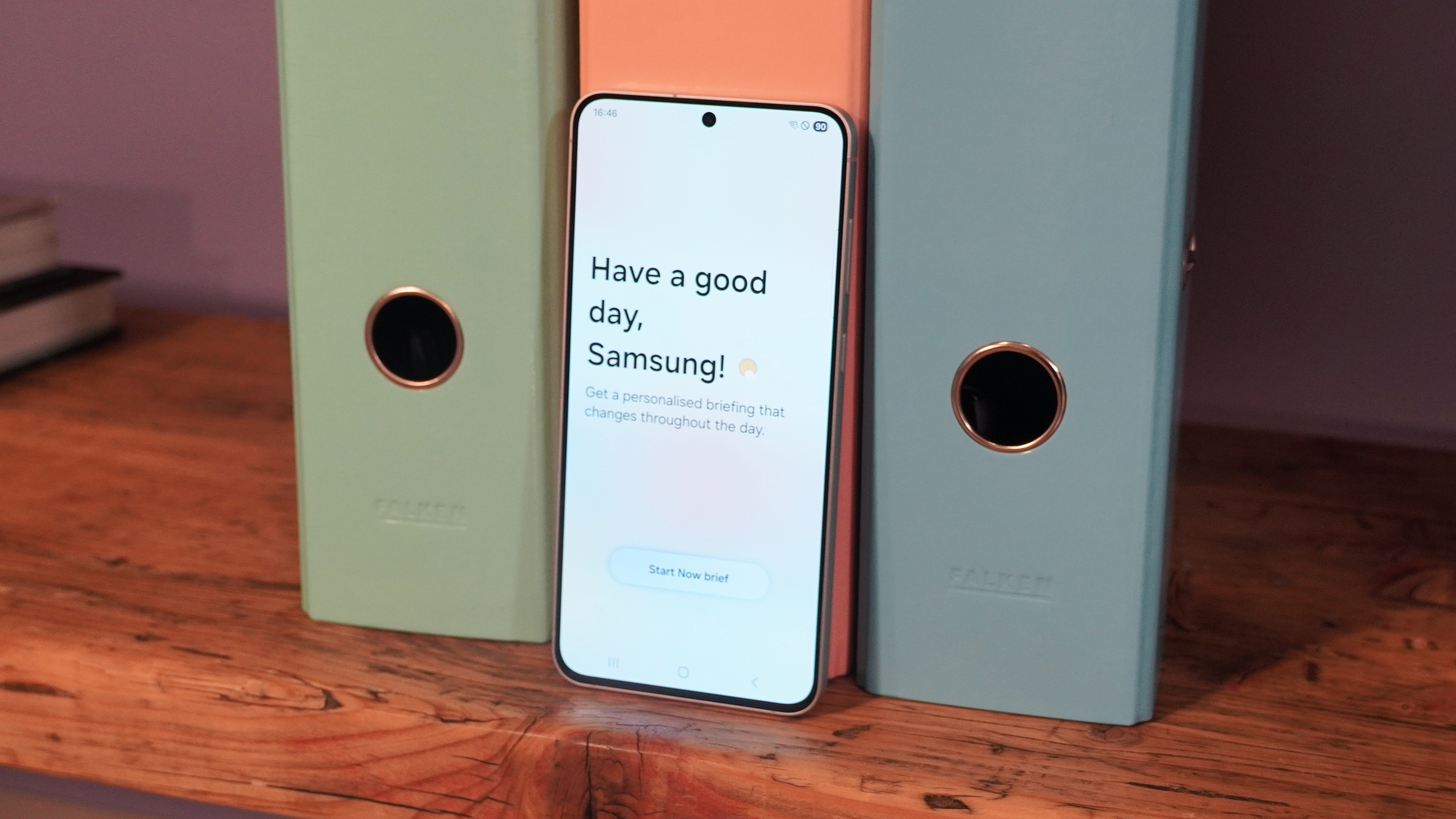 The Samsung Galaxy S25 FE in hands-on photos.