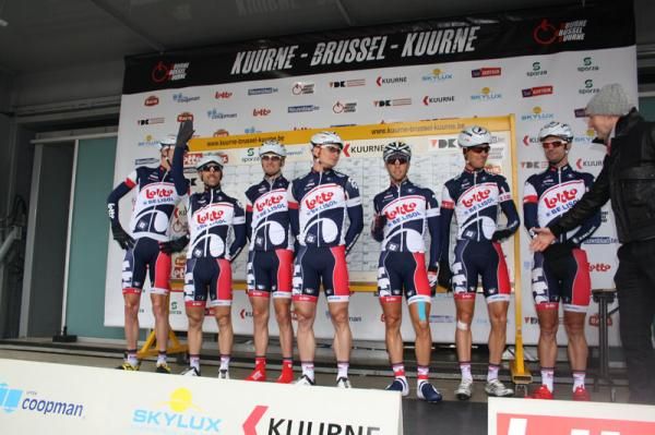 The Lotto team will be hoping Andre Greipel will be there for the sprint