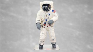 Lego Group's Apollo 11 lunar module pilot model was built from 30,000 bricks to celebrate the first moon landing.