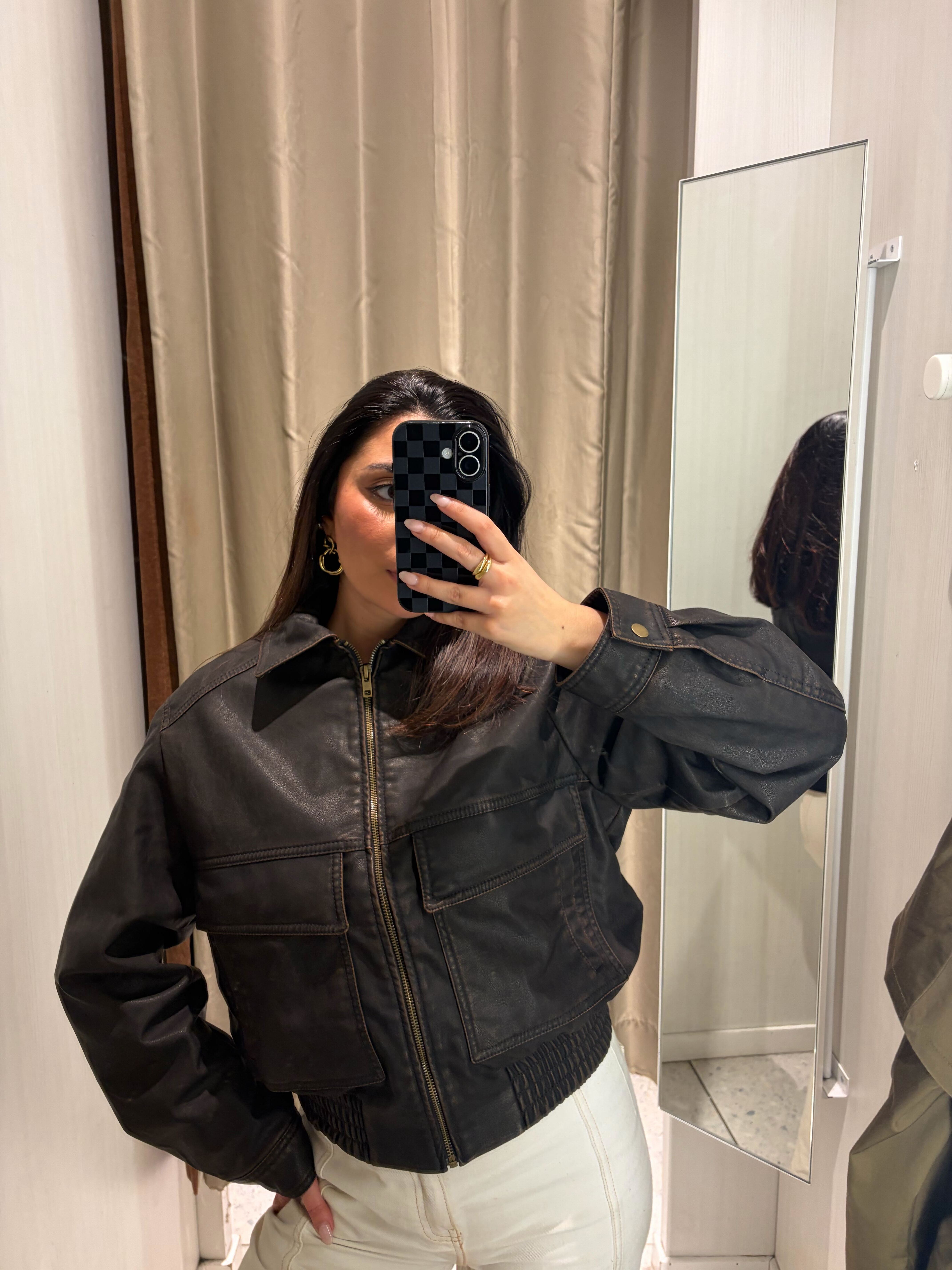 H&amp;amp;M coated jacket