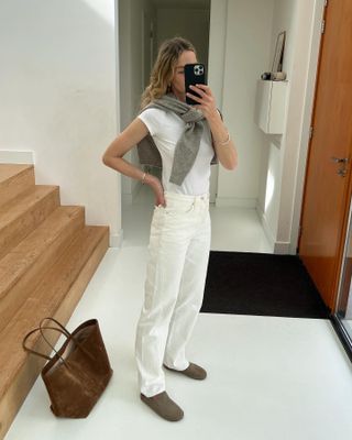 white jeans styling