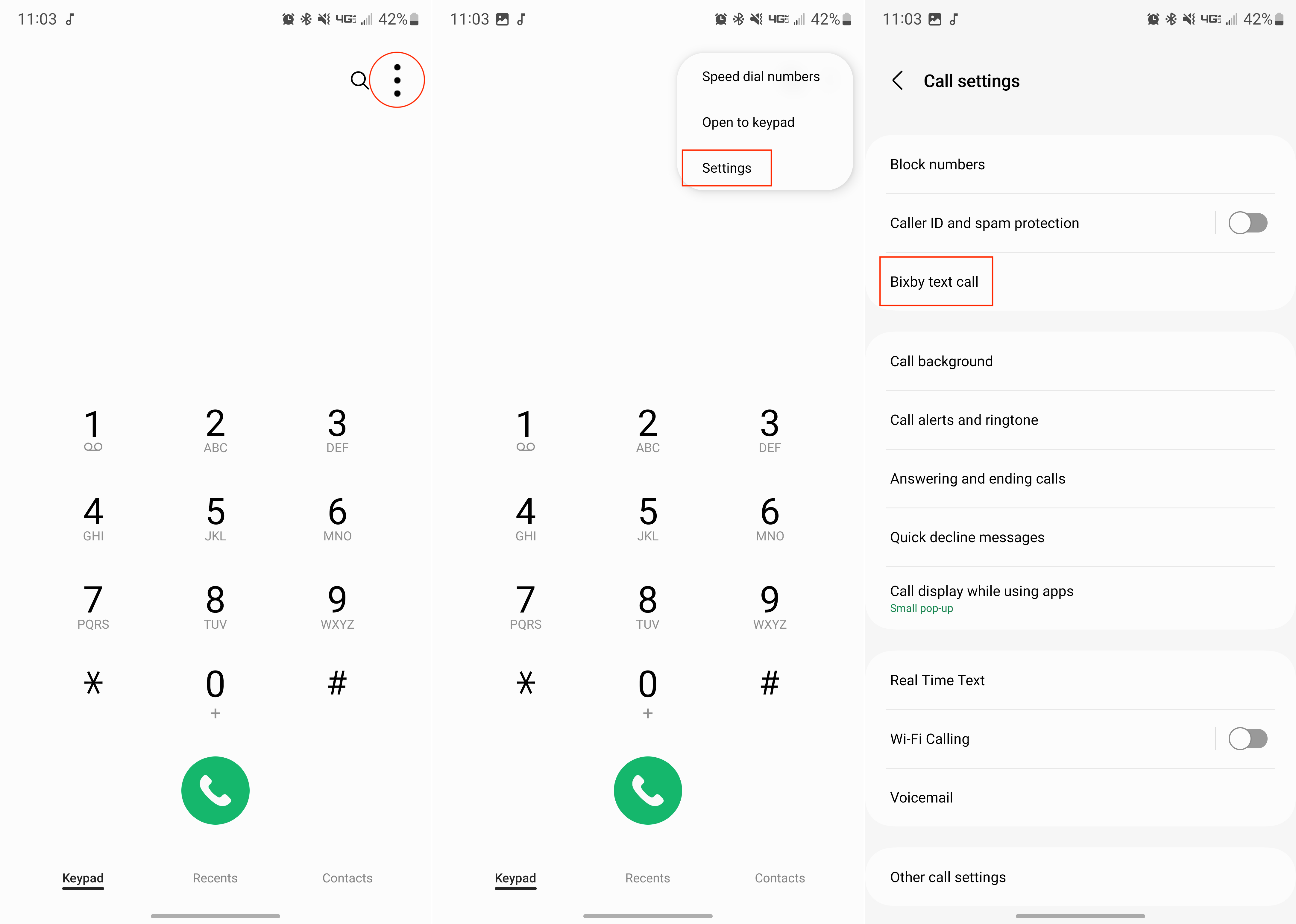 Enable Bixby Text Call on Galaxy S23 Ultra