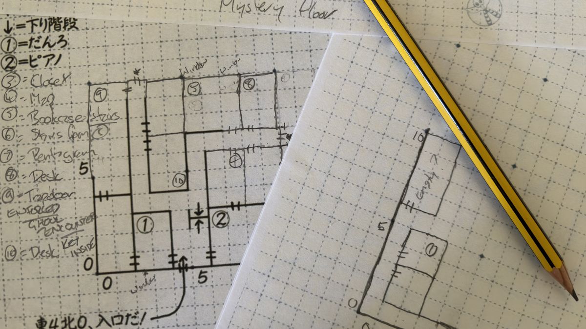Graph paper mapping my way through a 37-year-old RPG reminded me how ...