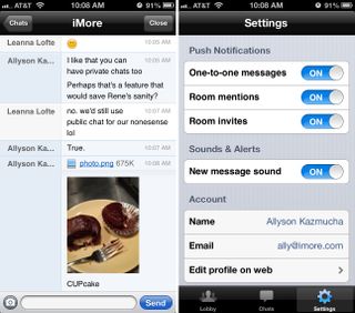 hipchat for iphone features
