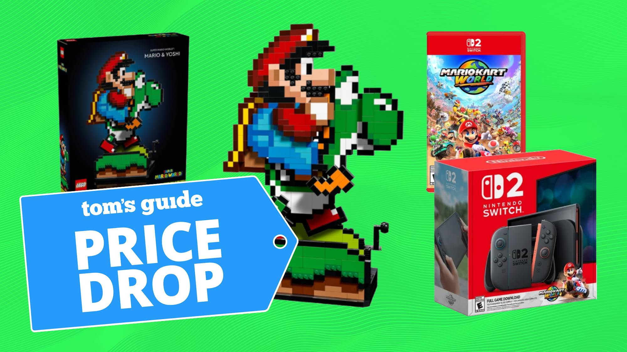 Mario Lego set, Nintendo Switch 2 Mario Kart World bundle