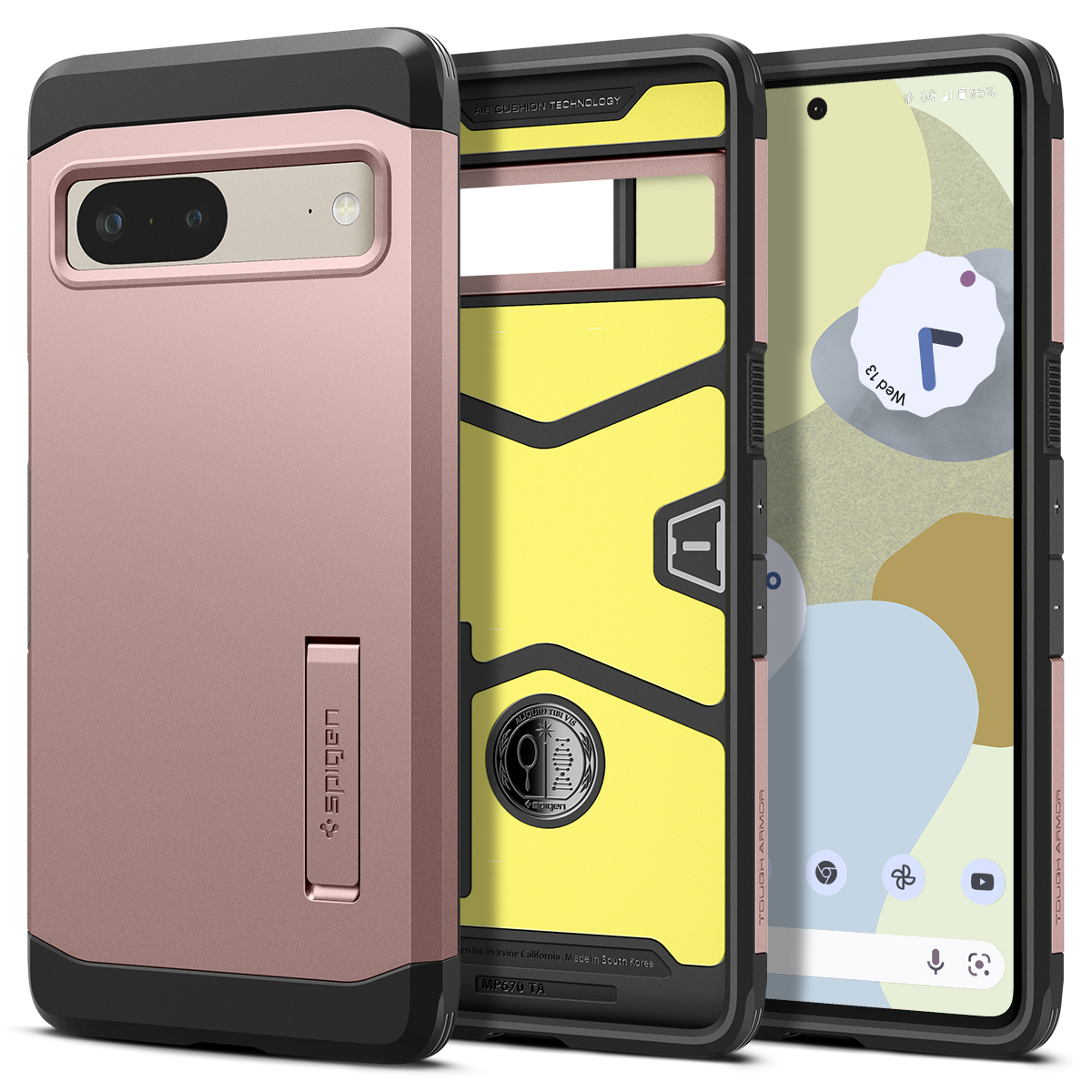 Spigen Ultra Hybrid Case For Google Pixel 7 Pro - Crystal Clear Protective Phone Case
