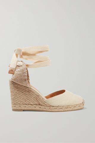 + Net Sustain Carina 80 Canvas Wedge Espadrilles