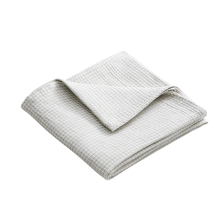 Waffle linen towel