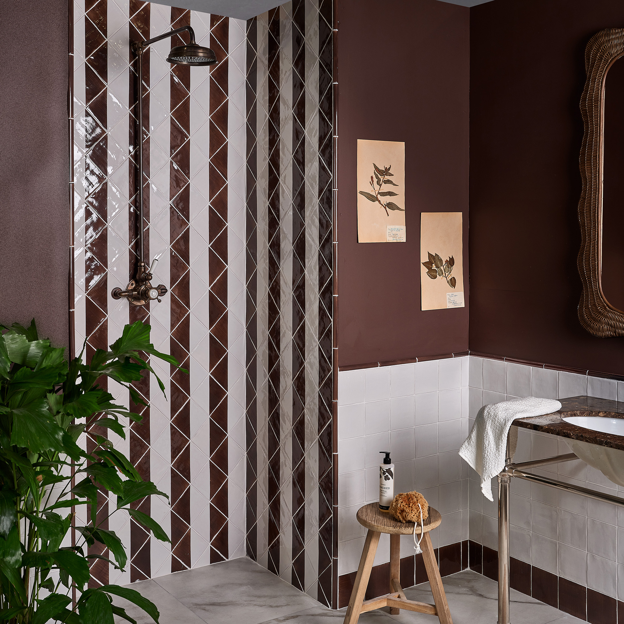 Ca' Pietra tiles in shower