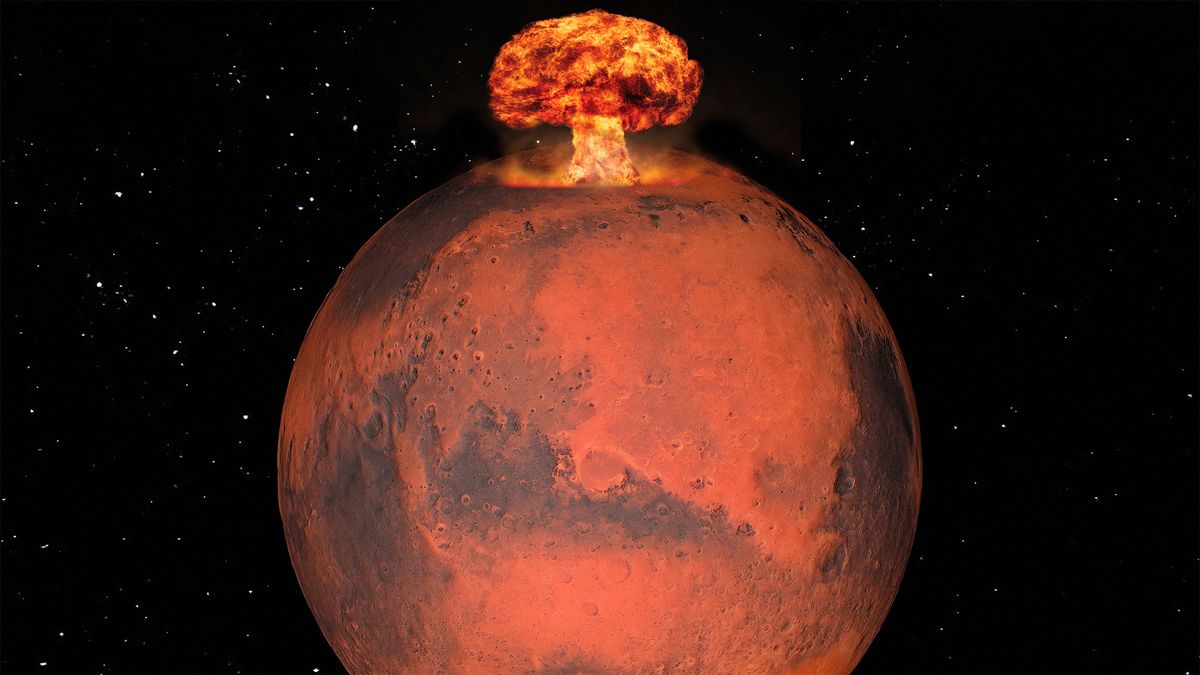 Mars getting nuked