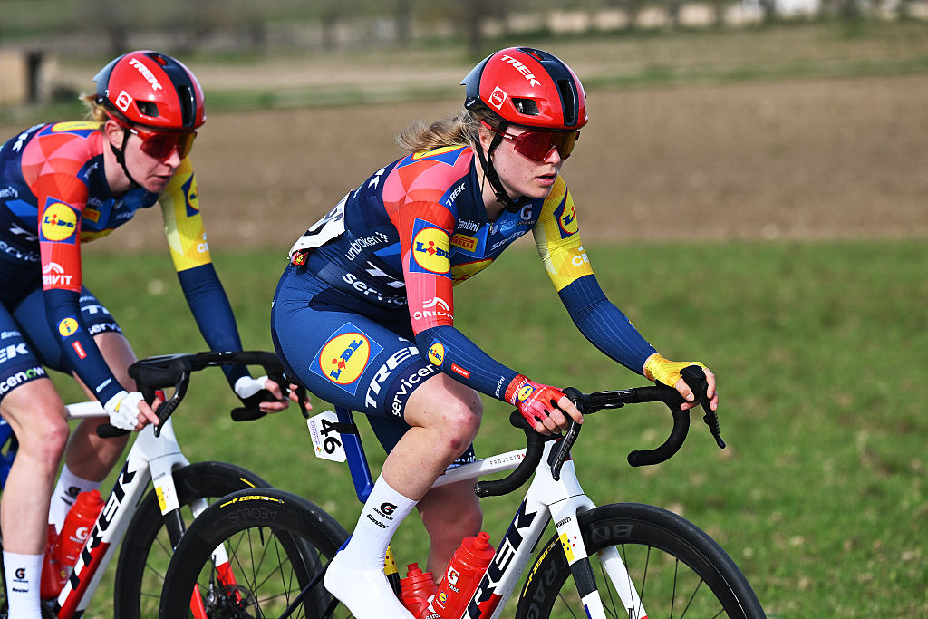 LLUCMAJOR, Espanha - 25 de janeiro: Margot Vanpachtenbeke da Bélgica e a equipe Lidl - Trek competindo durante o 3º Desafio Femenino Ciclista Mallorca 2026, Trofeo Llucmajor correndo 134,8 km um dia de Llucmajor a Llucmajor em 25 de janeiro de 2026 em Llucmajor, Espanha. (Foto de Tim de Waele/Getty Images)