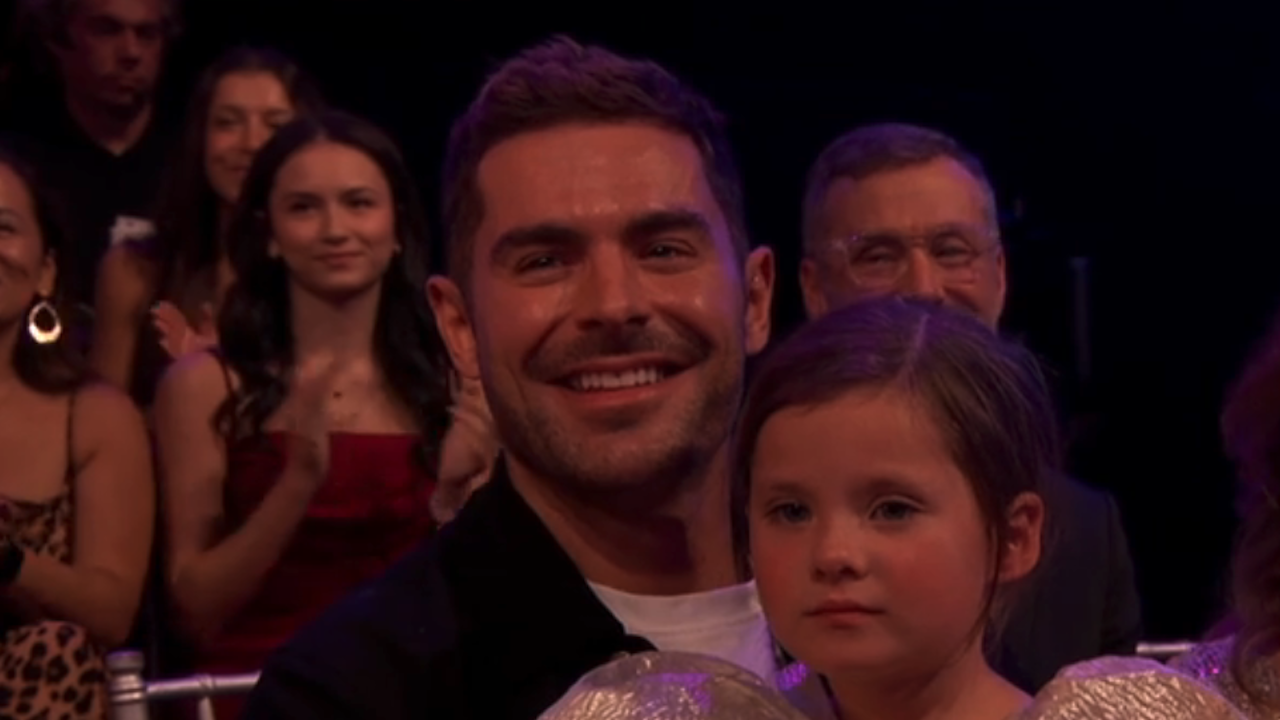 Zac Efron and little sister supporting Dylan Efron on DWTS&#039; Prince Night