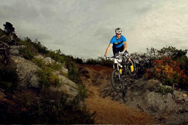 Rose Vaujany bike testing in progress in Ligure