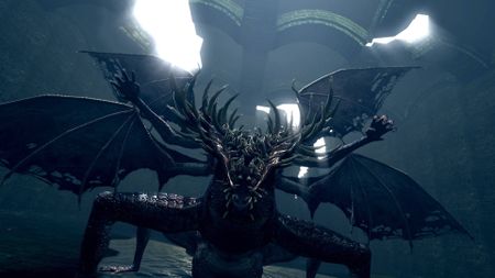 Dark Souls Remastered screenshot of Gaping Dragon.