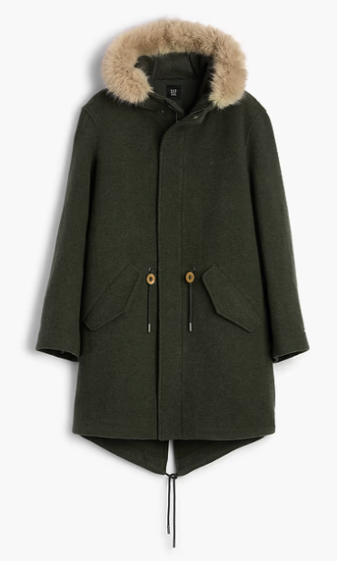 Gap, Gap &amp;times; A.p.c. Oversized Wool-Blend Parka