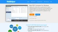 Website screenshot for TalkHelper PDF Converter