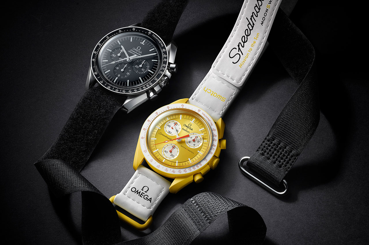 Omega and Swatch introduce affordable Speedmaster-inspired