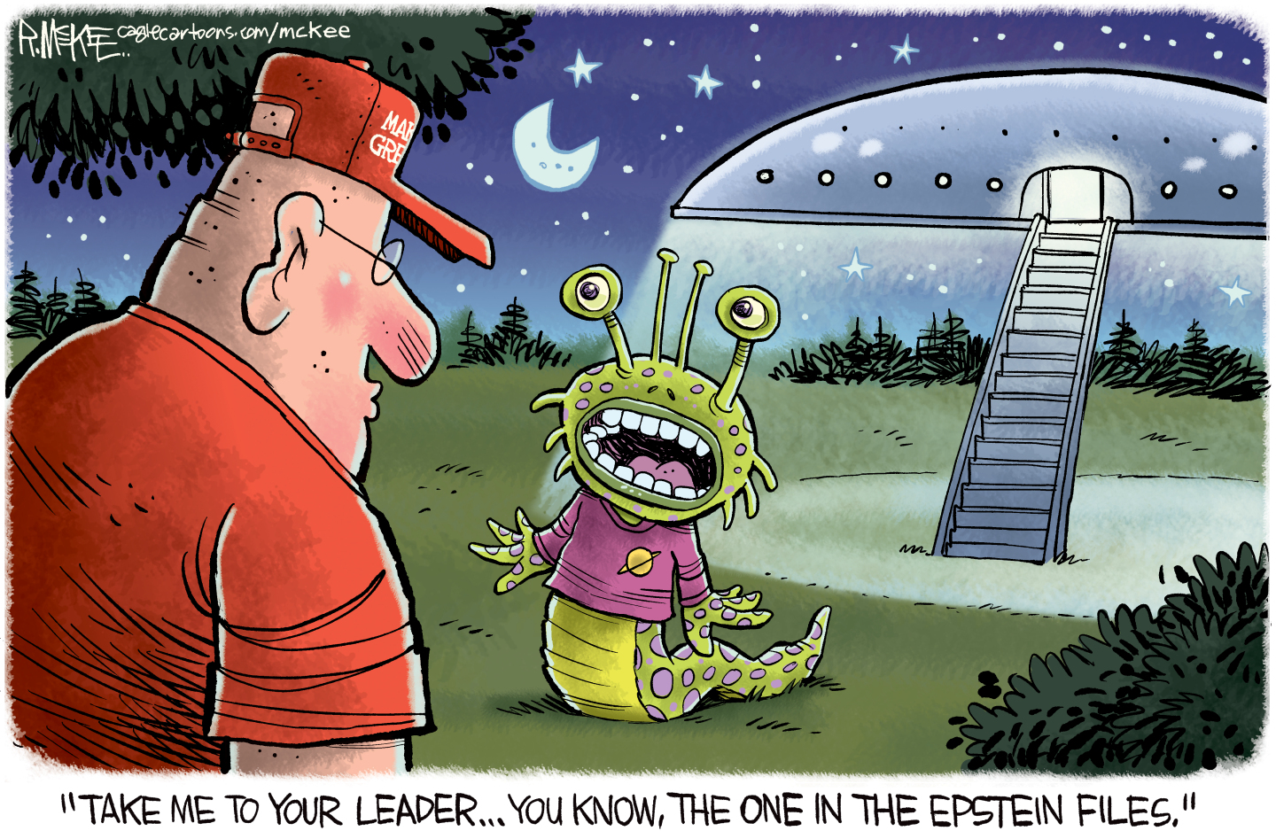 Political cartoon