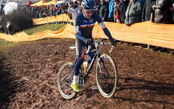 Cl&eacute;ment Venturini (France) in the mud