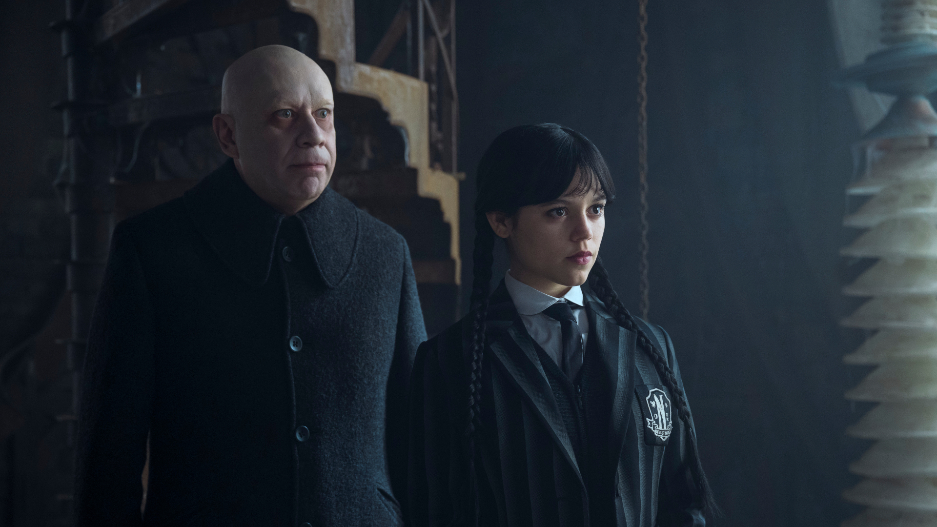 Uncle Fester (Fred Armisen) in Wednesday season 2