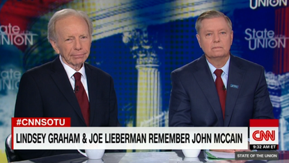 Sen. Lindsey Graham and Joe Lieberman on CNN