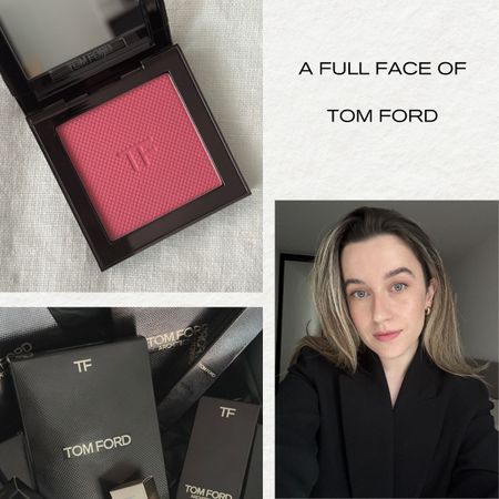 Deputy beauty editor Grace Lindsay testing a full face of Tom Ford makeup