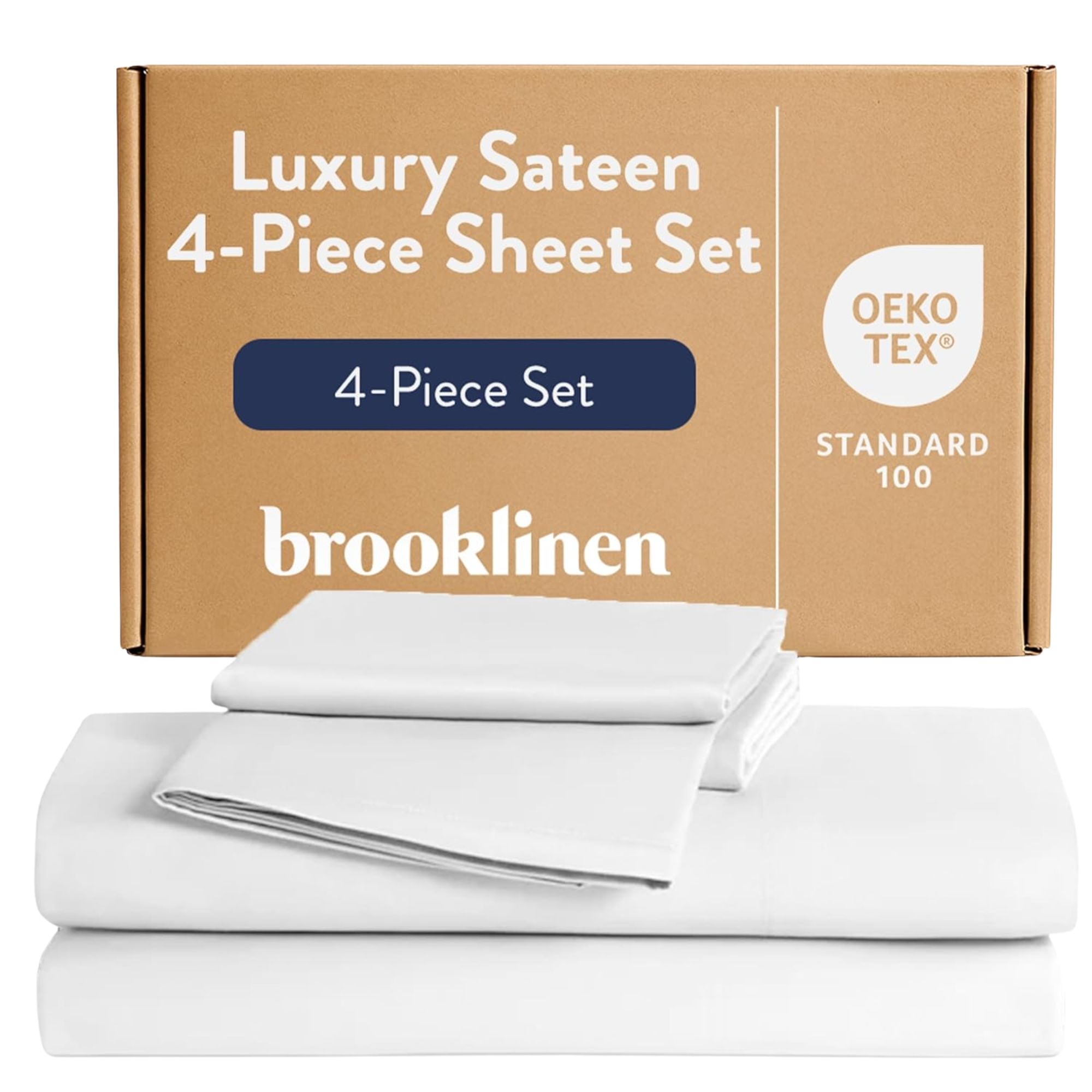 Brooklinen luxe sateen sheet set
