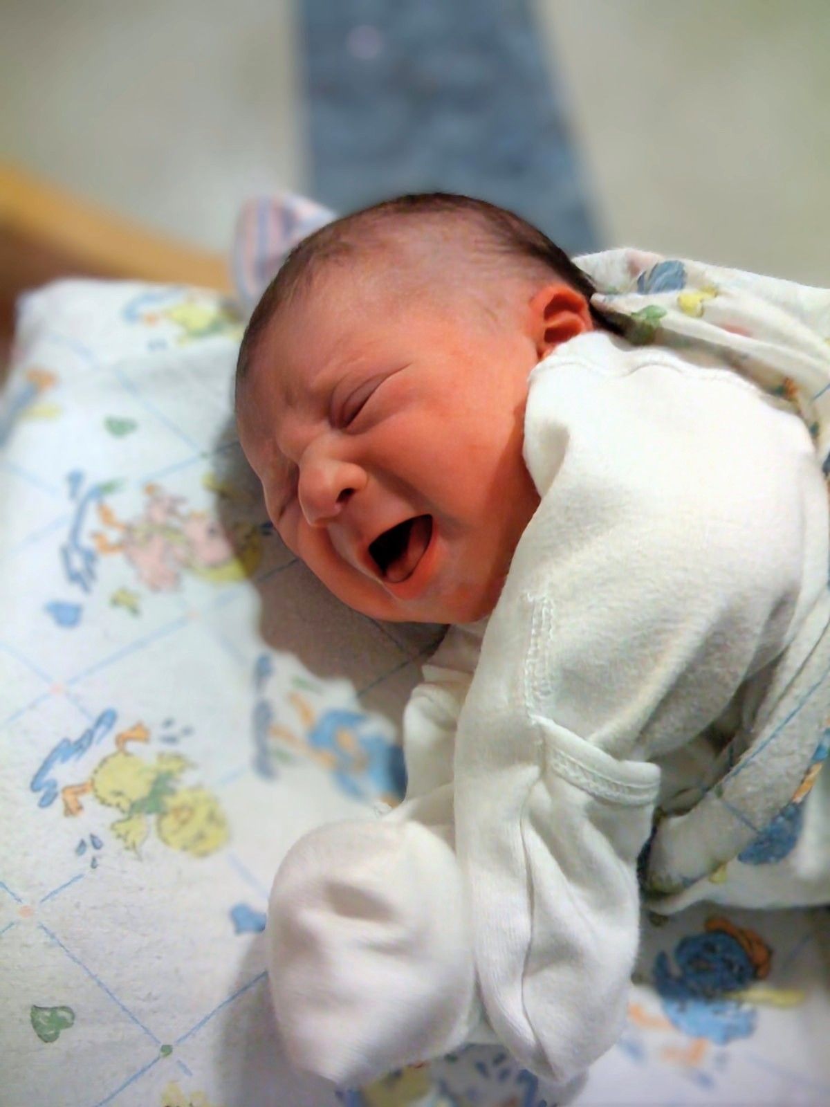 baby photos, blurry