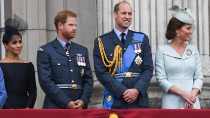 Meghan Markle, Prince Harry, Prince William, Kate Middleton